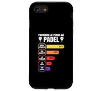 Pourquoi Je Perds Au Padel Drôle Idée Amateur de Padel Coque pour iPhone SE (2020) / 7/8