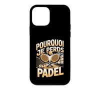 Pourquoi Je Perds Au Padel Joueur Raquette Coque pour iPhone 12 Mini