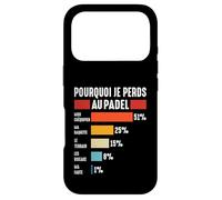 Pourquoi Je perds au Padel Padeliste pade Joueur Fans Humour Coque pour iPhone 17 Pro