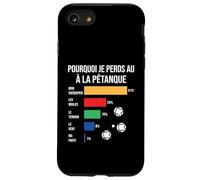 Pourquoi Je perds aux Boules Boccia Boule Pétanque Drôle Coque pour iPhone SE (2020) / 7/8