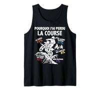Pourquoi Je perds en Motocross Moto Cross Motard Humour Débardeur