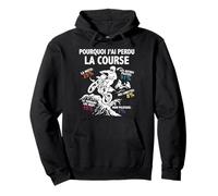 Pourquoi Je perds en Motocross Moto Cross Motard Humour Sweat à Capuche