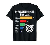 Pourquoi Je perds en Tir à l'arc Archer archerie tireur Fans T-Shirt