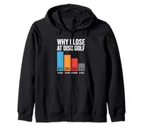 Pourquoi je perds Funny Frisbee Memes Disc Golf Sweat à Capuche
