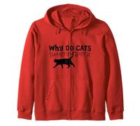 Pourquoi Les Chats apparaissent-Ils soudainement - Funny Cat Lover Sweat à Capuche