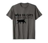 Pourquoi Les Chats apparaissent-Ils soudainement - Funny Cat Lover T-Shirt