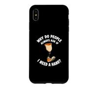 Pourquoi Les Gens demandent si J'Ai Besoin d'une Main drôle amputé Coque pour iPhone XS Max