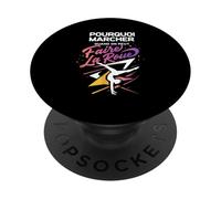 Pourquoi Marcher Quand on Peut Faire la Roue Gymnastique PopSockets PopGrip Adhésif