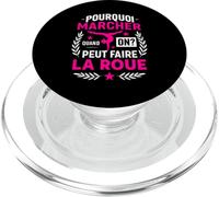 Pourquoi Marcher Quand on Peut Faire La Roue Gymnastique PopSockets PopGrip pour MagSafe