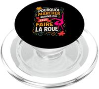 Pourquoi Marcher Quand on Peut Faire La Roue Gymnastique PopSockets PopGrip pour MagSafe
