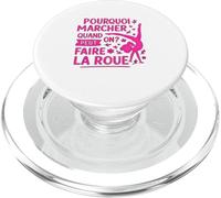 Pourquoi Marcher Quand on Peut Faire La Roue Gymnastique PopSockets PopGrip pour MagSafe