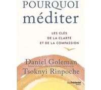 Pourquoi méditer - Les clés de la clarté et de la compassion Daniel Goleman (Auteur), Tsoknyi Rinpoche (Auteur), Olivier Vinet (Traduction)