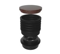 POURQUOI-Moulin À Café En Silicone À Trémie À Dose Unique, Compatible Avec Baratza, Encore Soufflant Le Bac À Grains Nettoyant Et Collectant La Poudre, Anti-colmatage