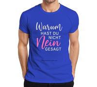 Pourquoi n'avez-vous pas dit non drôle sarcastique cadeau JGA T-shirt pour homme, bleu, M