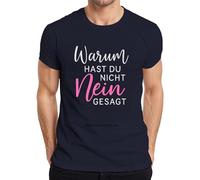Pourquoi n'avez-vous pas dit non drôle sarcastique cadeau JGA T-shirt pour homme, bleu marine, M