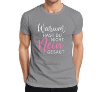 Pourquoi n'avez-vous pas dit non drôle sarcastique cadeau JGA T-shirt pour homme, gris, M