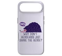 Pourquoi ne Pas Partager la haie ? Meme hérisson Amusant Coque pour iPhone Air
