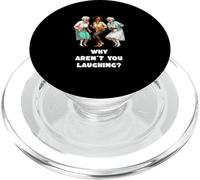 Pourquoi ne Pas Rire ? Les mamies drôles sont heureuses Mamie drôle PopSockets PopGrip pour MagSafe