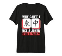 Pourquoi ne Puis-Je Pas Utiliser Un Joker pour Une Paire de Paris d'argent Mahjong T-Shirt Haut de Gamme
