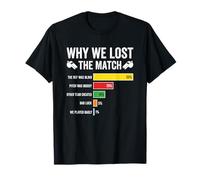 Pourquoi Nous Avons Perdu Le Match de Football drôle de Sport Humour T-Shirt