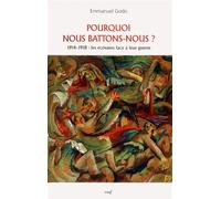 Pourquoi nous battons-nous ? Quand les soldats de 14-18 prennent la parole - Emmanuel Godo - Cerf - broché - Essai