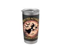 Pourquoi Oui Actually I Can Drive A Stick Halloween Gobelet isotherme en acier inoxydable double paroi