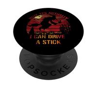 Pourquoi oui, en fait, je peux conduire un bâton, Halloween drôle PopSockets PopGrip Adhésif