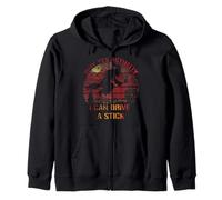 Pourquoi oui, en fait, je peux conduire un bâton, Halloween drôle Sweat à Capuche