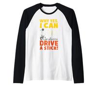Pourquoi Oui, Je Peux Conduire Une sorcière d'halloween Manche Raglan