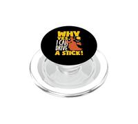 Pourquoi Oui, Je Peux Conduire Une sorcière d'halloween PopSockets PopGrip pour MagSafe
