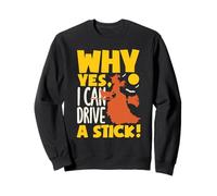 Pourquoi Oui, Je Peux Conduire Une sorcière d'halloween Sweatshirt
