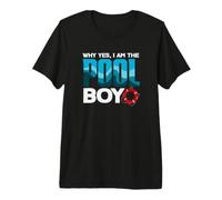 Pourquoi Oui, Je suis Le garçon de la Piscine T-Shirt Haut de Gamme