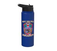 Pourquoi oui, je suis un séciopathe | Funny Sewing Stainless Steel Insulated Water Bottle