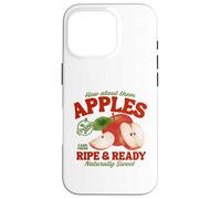 Pourquoi Pas Les Pommes drôles de Fruits biologiques Coque pour iPhone 16 Pro