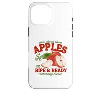 Pourquoi Pas Les Pommes drôles de Fruits biologiques Coque pour iPhone 16 Pro Max
