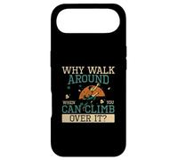 Pourquoi se Promener Quand Vous Pouvez Grimper par-Dessus Les Blocs d'intérieur Coque pour iPhone Air