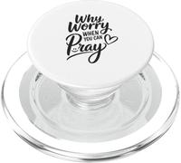 Pourquoi s'inquiéter Quand on Peut Prier PopSockets PopGrip pour MagSafe