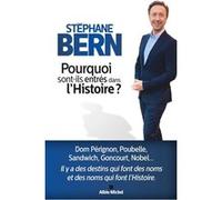 Pourquoi sont-ils entrés dans l'Histoire ? Stéphane Bern (Auteur)