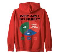 Pourquoi suis-Je si introverti ? Humour socialement maladroi Sweat à Capuche