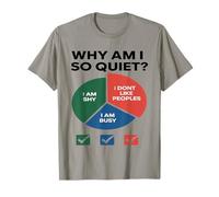 Pourquoi suis-Je si introverti ? Humour socialement maladroi T-Shirt
