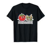 Pourquoi Tomate Blush Saw Salade Vinaigrette Drôle Papa Blague Pun Humour T-Shirt
