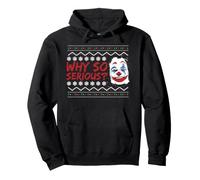 Pourquoi tu ES si sérieux ? Laugh Clown Joker Christmas Ugly Sweat à Capuche