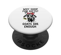 Pourquoi tu Fais tes Courses Quand Les chèvres suffisent PopSockets PopGrip Adhésif
