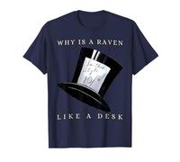 Pourquoi Un Corbeau est comme Un Bureau Alice au Pays des Merveilles Chapelier Fou T-Shirt