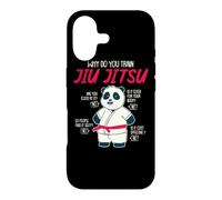 Pourquoi Vous entraînez-Vous Mignon Panda bjjj brésilien drôle Jiu Jitsu Coque pour iPhone 17