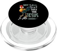 Pourquoi Vous essayez Tous de Tester la Culture de Poulet Jésus en Moi PopSockets PopGrip pour MagSafe