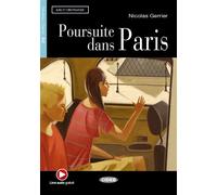 Poursuite dans Paris (A2) Livre avec un CD audio - Nicolas Gerrier - Cideb Black Cat - Livre CD - Méthode de langue CD