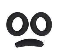 Pousque-Oreilles avec couvercles en Silicone, Ajustement de Remplacement de Coussin de Bandeau pour SoundCore par Anker Space Q45 Q35 Q30, Earpad Headtrap Protector Set