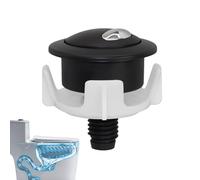 Pousse-Bouton de WC, Pièces de Chasse d'Eau Économes en Eau pour Toilettes à Double Flux, Maintenance Réparation de Réservoir Double Chasse Moderne pour Salle de Bains Maison Appartement Usage