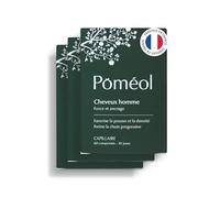 Pousse & Croissance Cheveux Homme | Complément Alimentaire Cheveux & Barbe | Volume, Force et Brillance | Cure de 90 Jours, 180 comprimés | POMÉOL